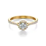 Klasyczny pierścionek zaręczynowy